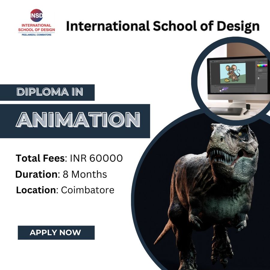 Diploma in Animation at International School of Design, Coimbatore